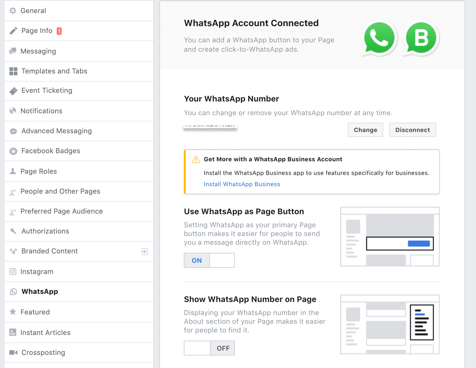 How To Add Whatsapp Button On Facebook Page